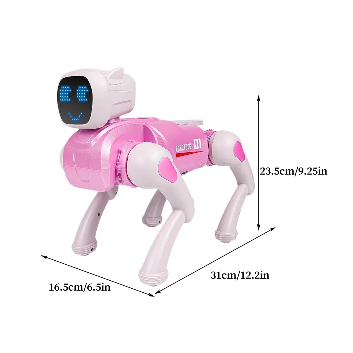Robot Chiot Voix Réaliste Éducatifs Figurines | Chiens Robots De Compagnie À Marche Intelligente Garçons Jeunes Maison Jardin Intérieur Classe Maternelle Anniversaire Fêtes