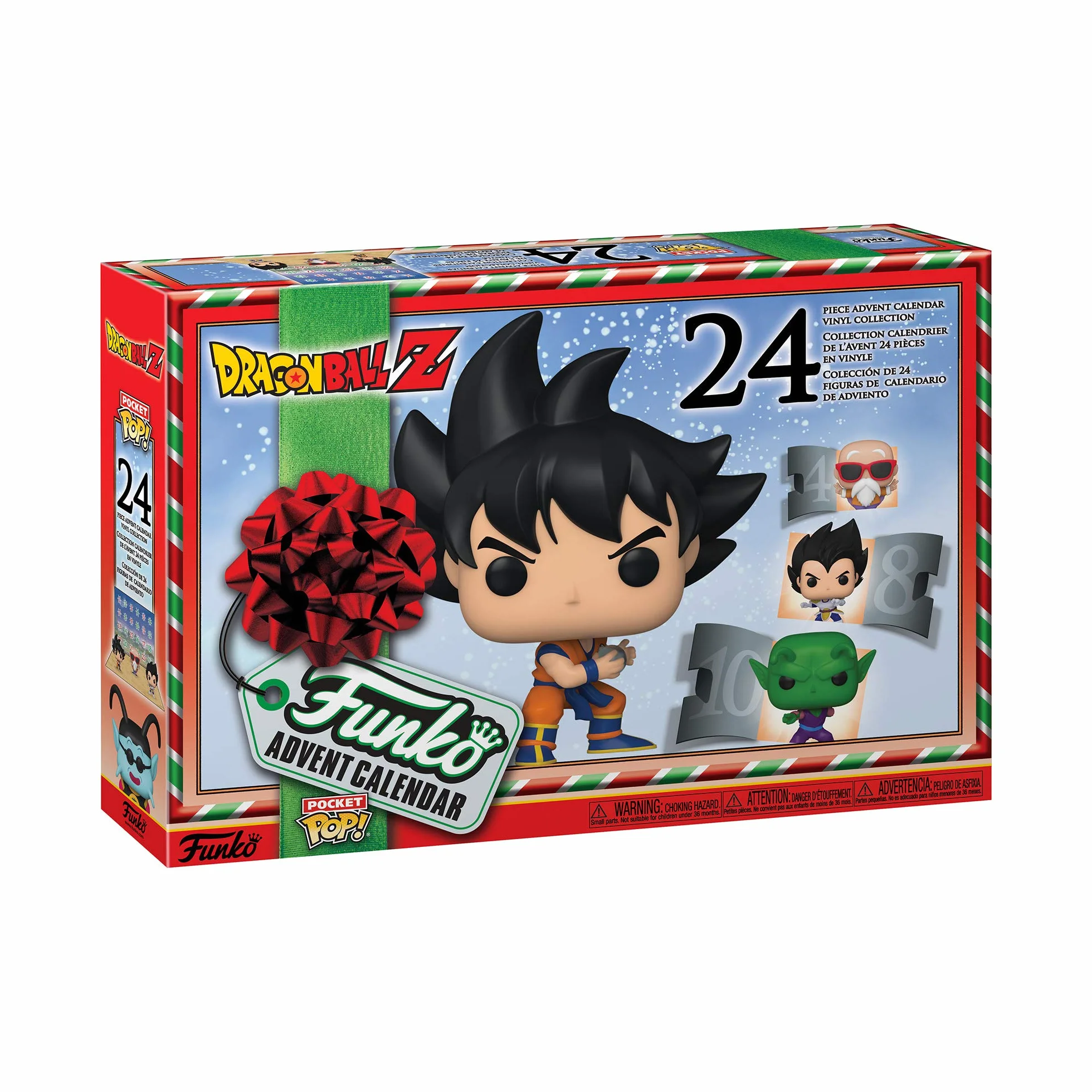 Funko Advent Calendar: Dragon Ball Z - Goku - Calendrier de L'avent - 24 Jours de Surprise - Mini-Figurine en Vinyle à Collectionners - Boîte Mystère - Idée de Cadeau - Vacances de Noël