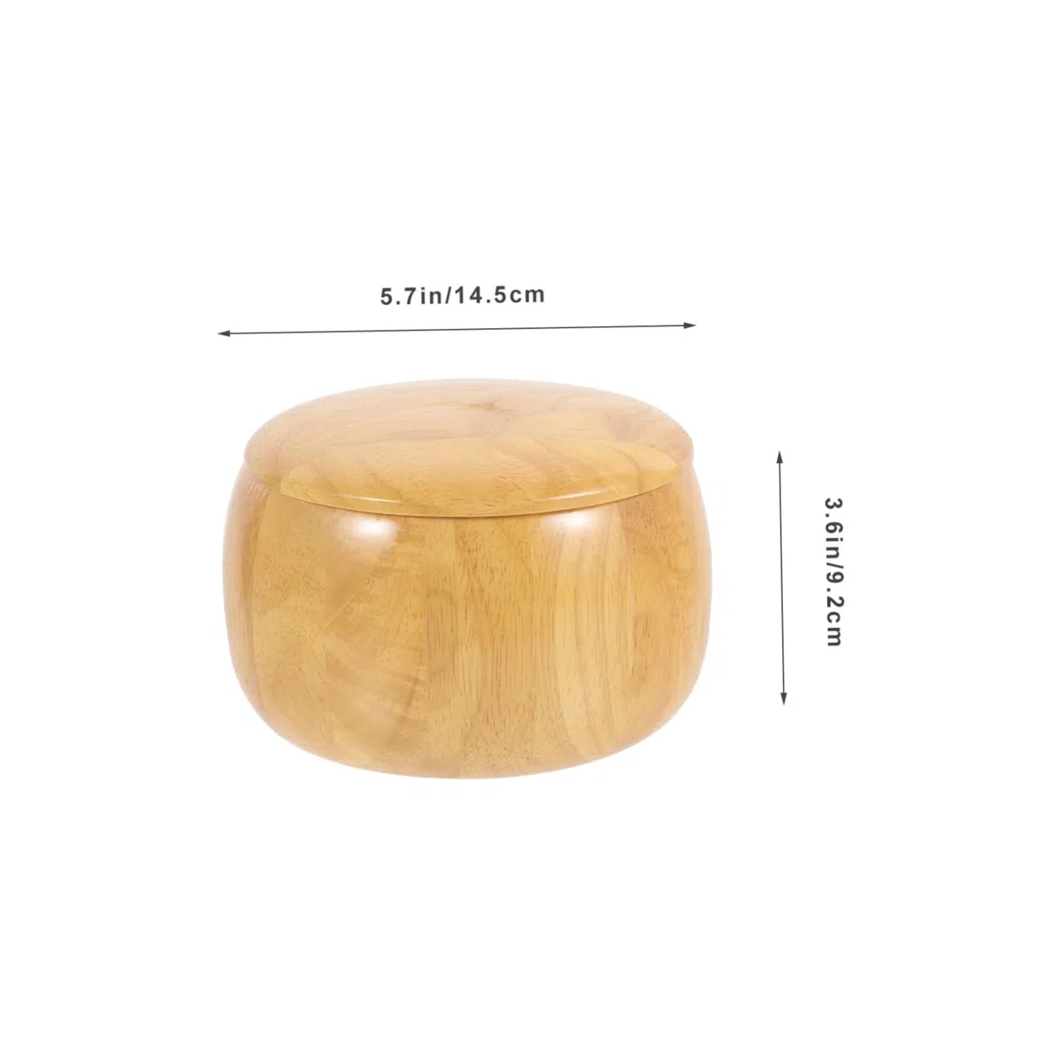 KOMBIUDA Boîte de Rangement pour Pièces de Jeu Go en Bois Massif, Grosse Capacité, Portable, Lot de 2, Maison ou Salle de Jeu D'échecs