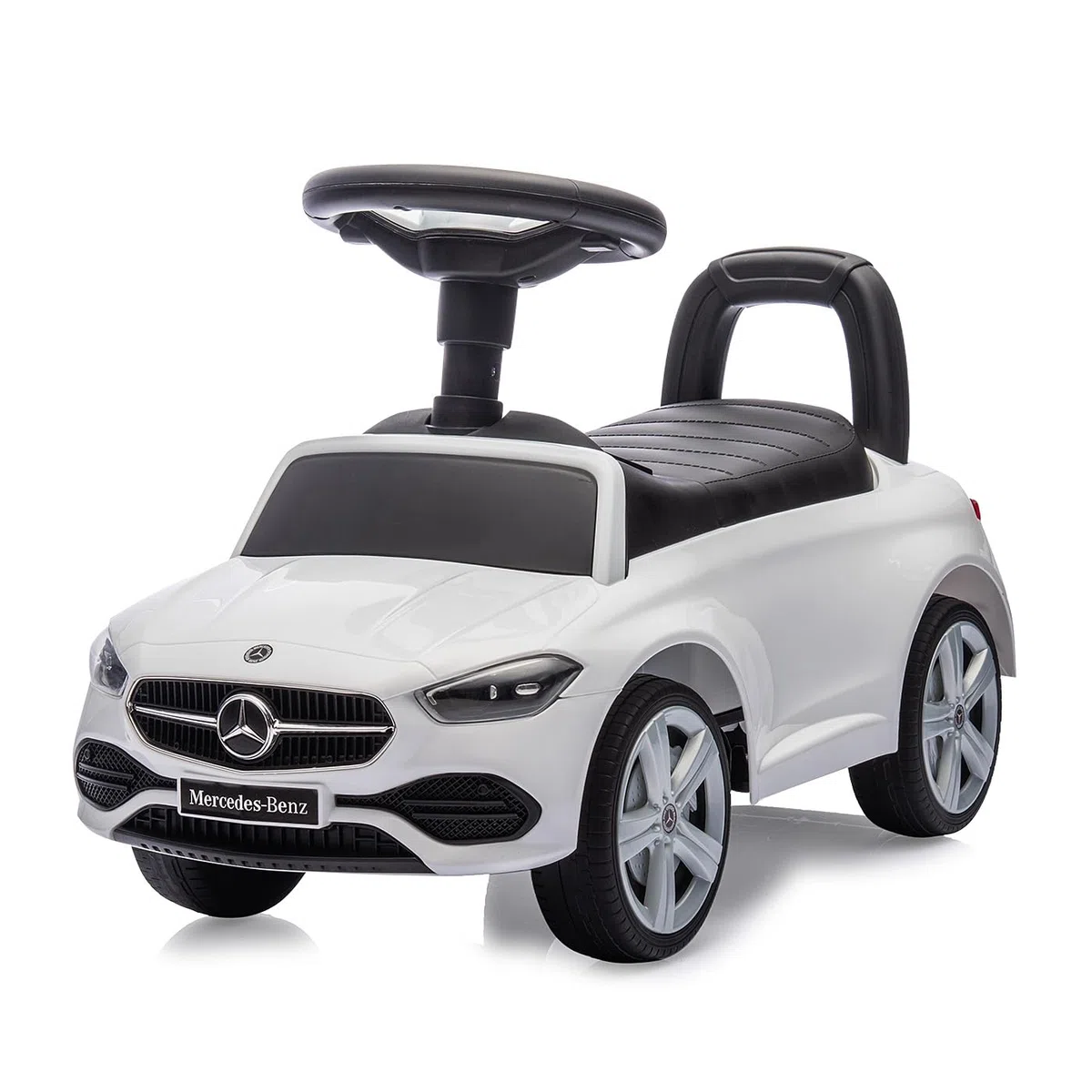 JAMARA 464030 Toboggan Mercedes-Benz Classe C – Voiture Glissante, véhicule pour Enfant intérieur et extérieur, Jouet de Voiture, Cadeau pour Enfants, Protection Anti-basculement, Coffre, klaxon