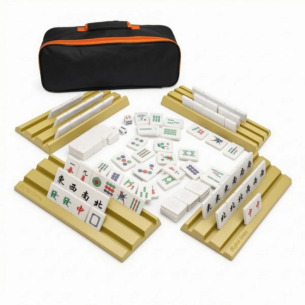 predolo S Déplacement Portable Jeu Étui Transport Compact pr Voyageurs, Camping, Orange