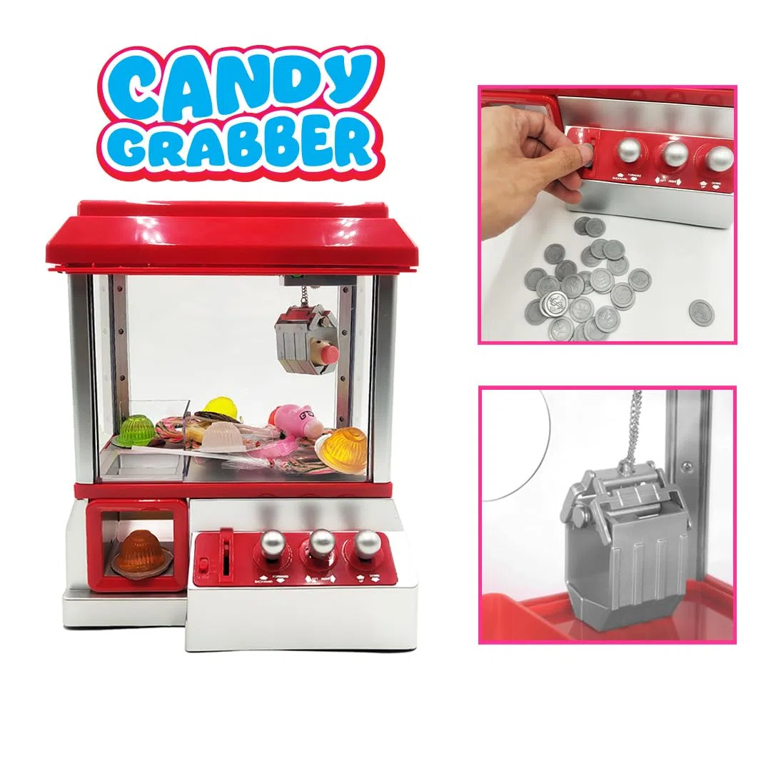 Candy Grabber - Le Plaisir sucré pour Petits et Grands - Mad Monkey, Rouge, Gris