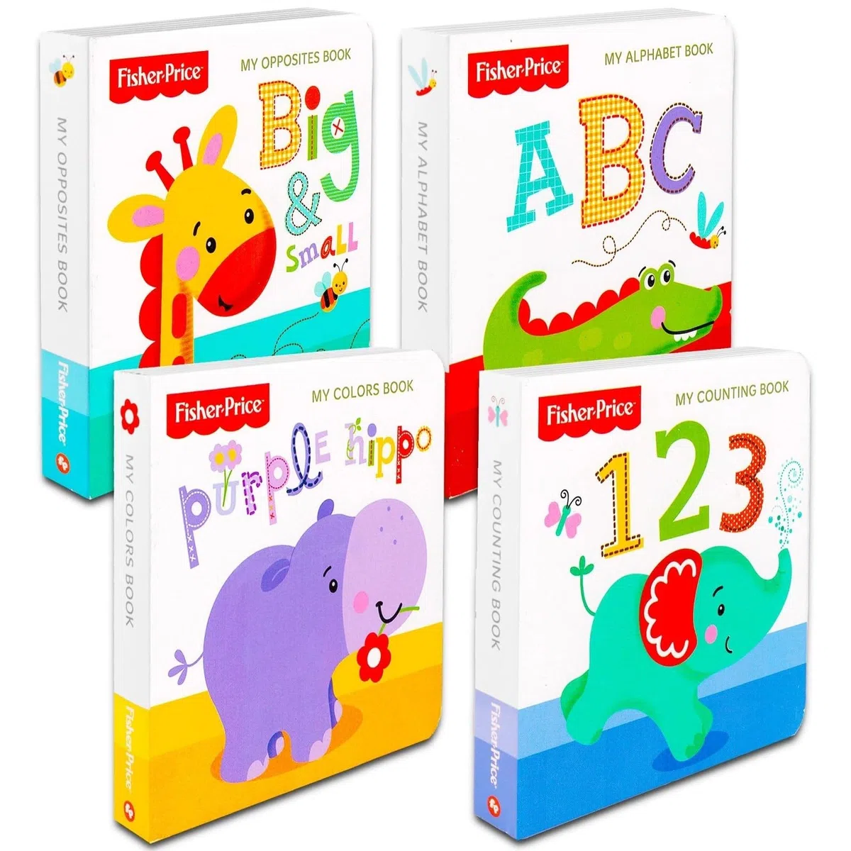 Disney Fisher Price Petits livres de l'alphabet en vrac pour tout-petits et enfants de 2 à 4 ans, 3 à 5 ans, 4 à 6 ans – Ensemble avec 30 mini livres axés sur l'ABC pour l'apprentissage des petits