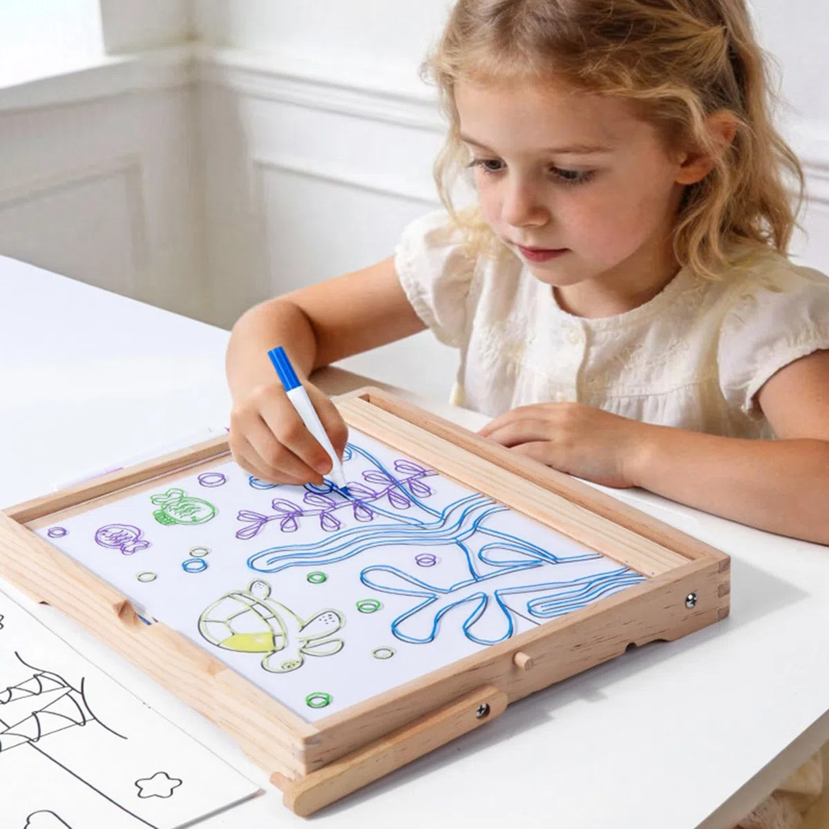 Tableau à Dessin Lumineux pour tablette de dessin et écriture rechargeable