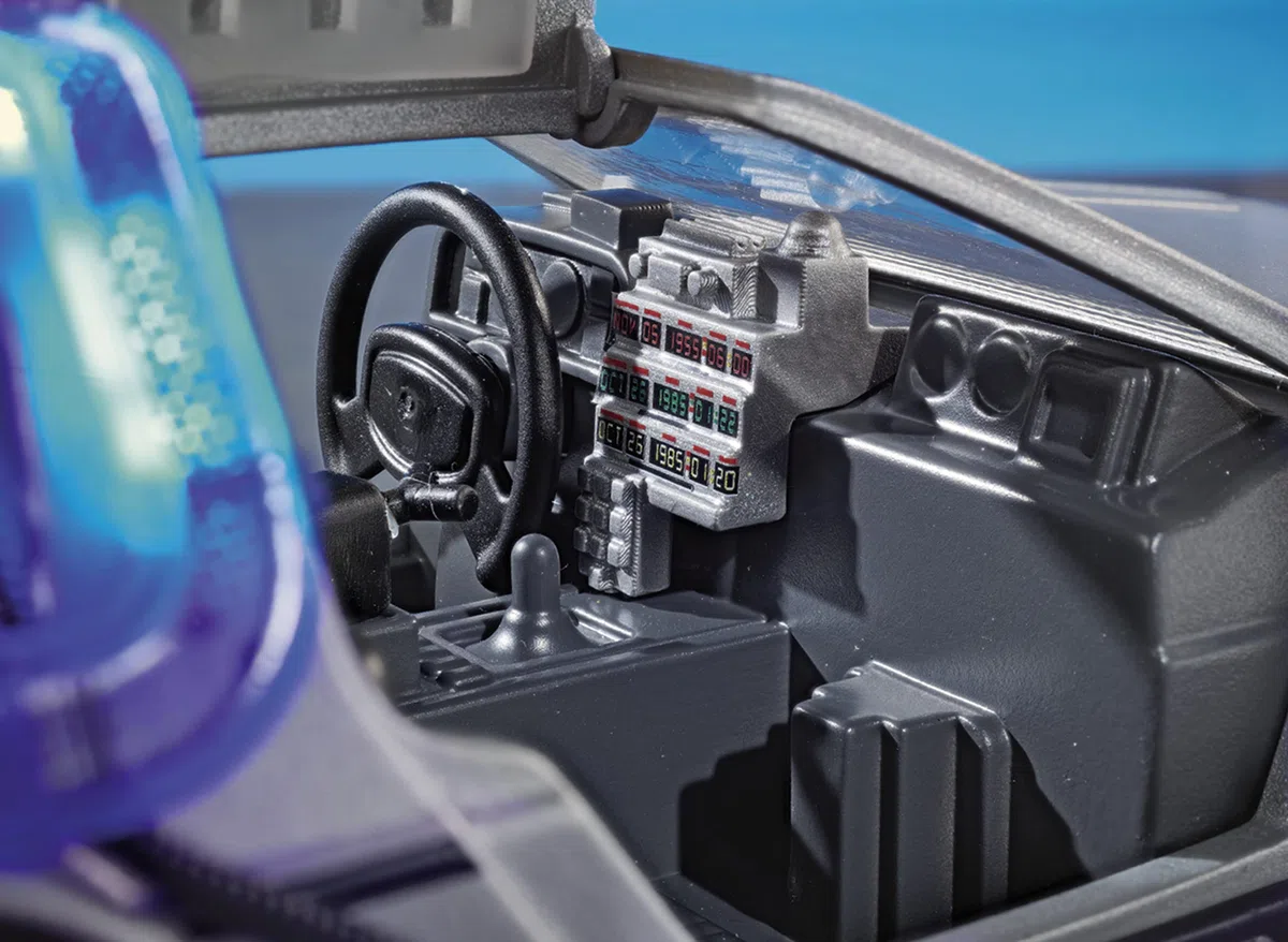 Playmobil 70317 Back to The Future Delorean - avec Les Personnages : Marty McFly et Doc Brown de la trilogie du Film culte des années 80 - Voiture de Collection pour Les Fans - Dès 5 Ans