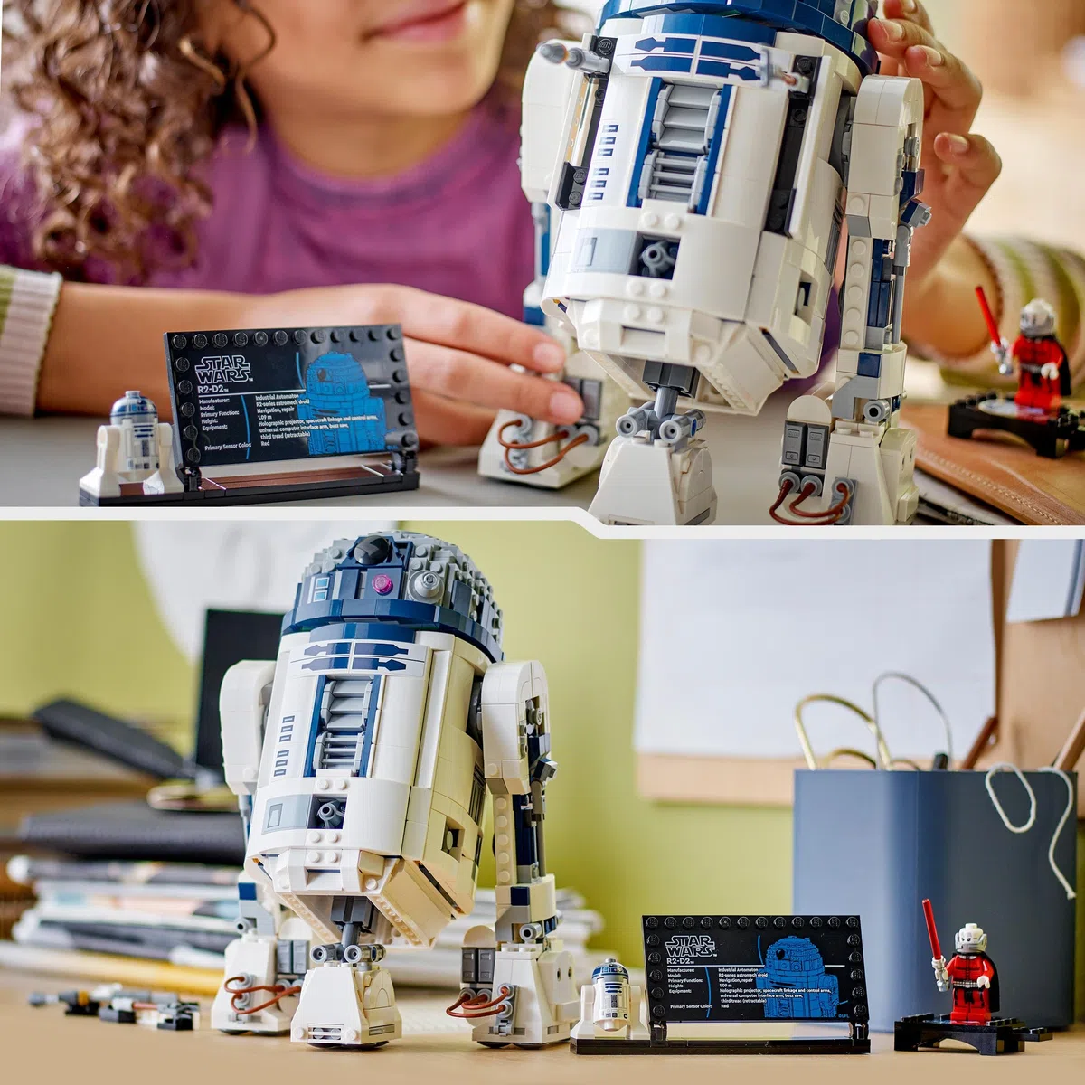 LEGO Star Wars 75379 R2-D2 - Jeu de Construction & Décoration - Figurine de Droïde avec Tête Rotative, Périscope & Outils - Minifigurine de Dark Malak - Cadeau pour Garçon dès 10 Ans ou Fans Adultes