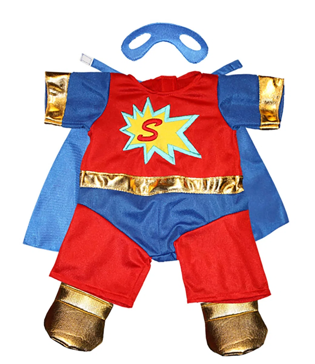 Stuffems Toy Shop Super Ours Outfit Adaptable 8 "-10" Webkinz, Shining Star et 8 "-10" Faites Vos Propres Animaux en Peluche et Build-A-Bear
