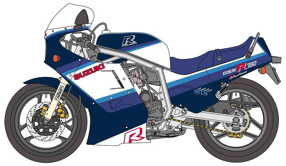 Hasegawa 1:12 Suzuki GSX-R750(G)(GR71G)