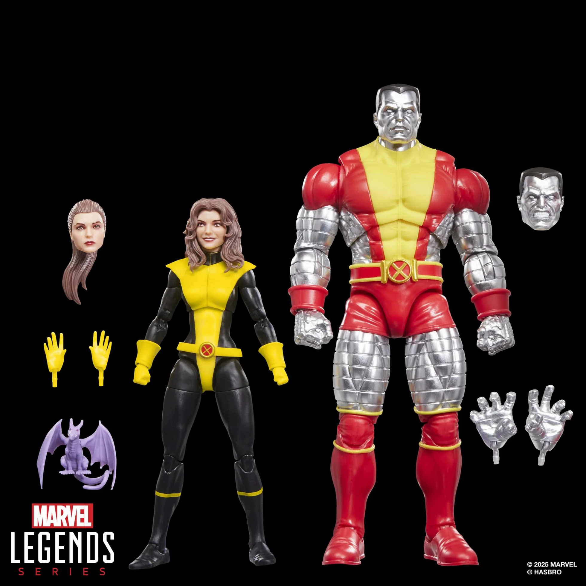 Marvel Legends Series X-Men Kitty Pryde et Marvel’s Colossus, 2 Figurines de Collection à l'échelle 15 cm des Bandes dessinées Astonishing X-Men