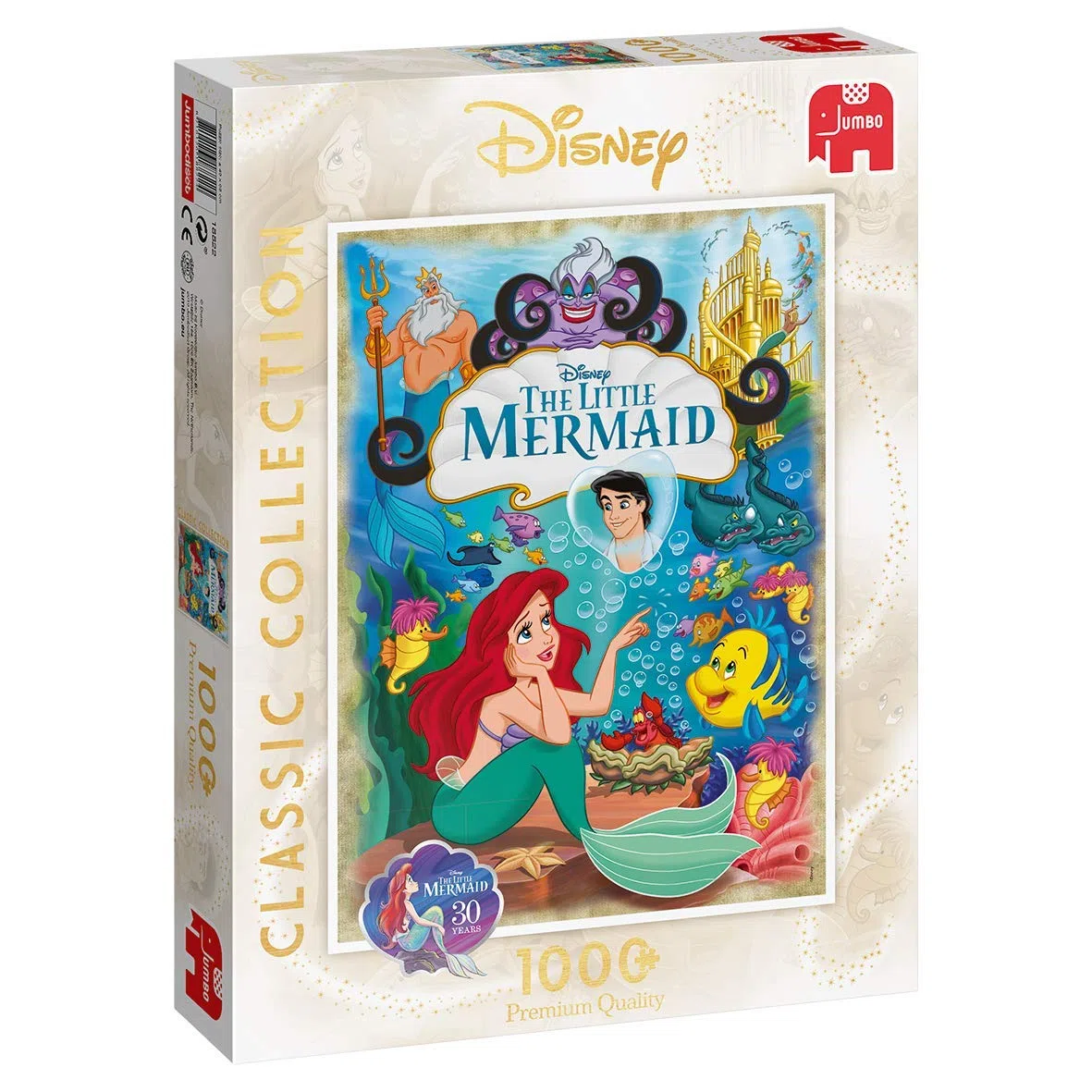 Disney Classic Collection The Little Mermaid Lot de 1000 Puzzles Puzzles Puzzle pour Adultes, garçon/Fille, 12 année(s), intérieur