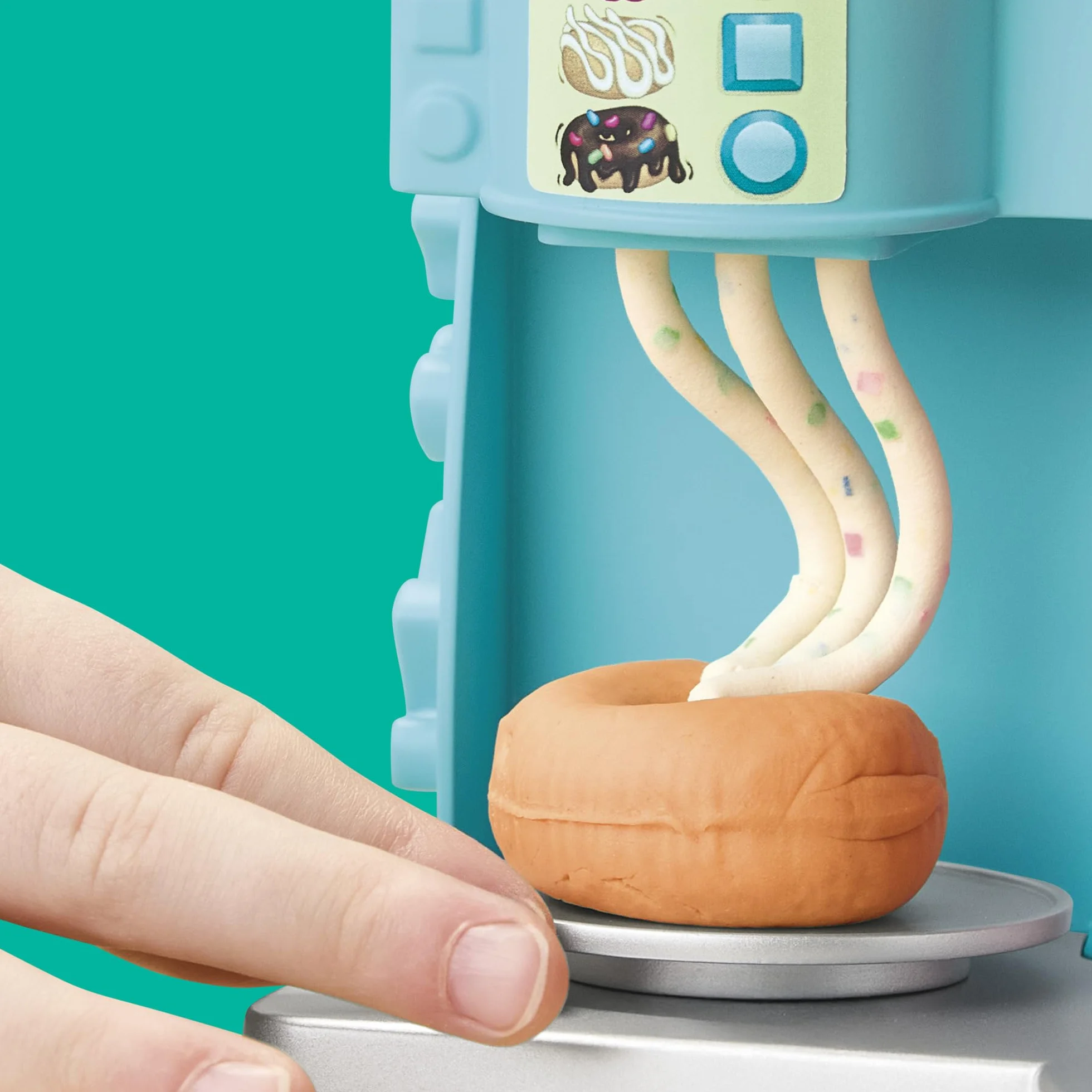 Play-Doh Le Magasin de Beignets, Coffret de pâte à Modeler, Jouet de Nourriture factice, Loisirs créatifs pour Enfants, dès 3 Ans