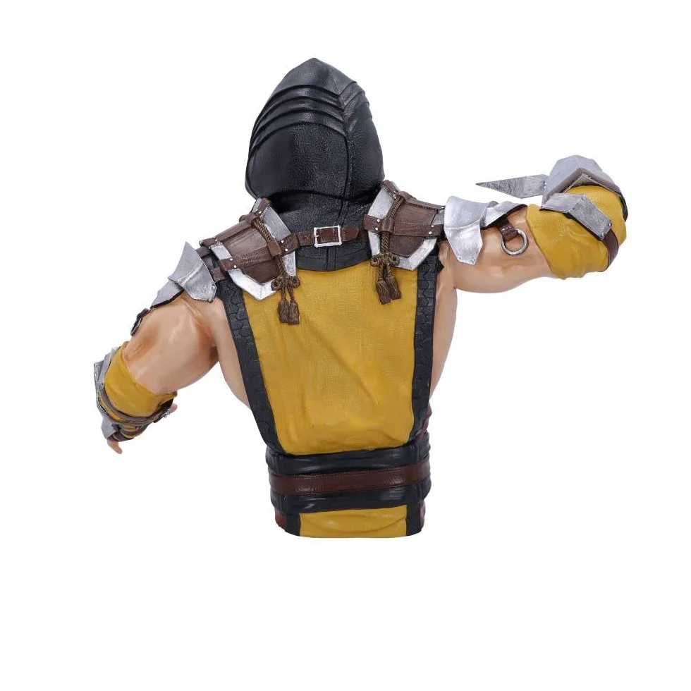 Nemesis Now Buste Scorpion sous Licence Officielle Mortal Kombat Jaune 29,5 cm Résine