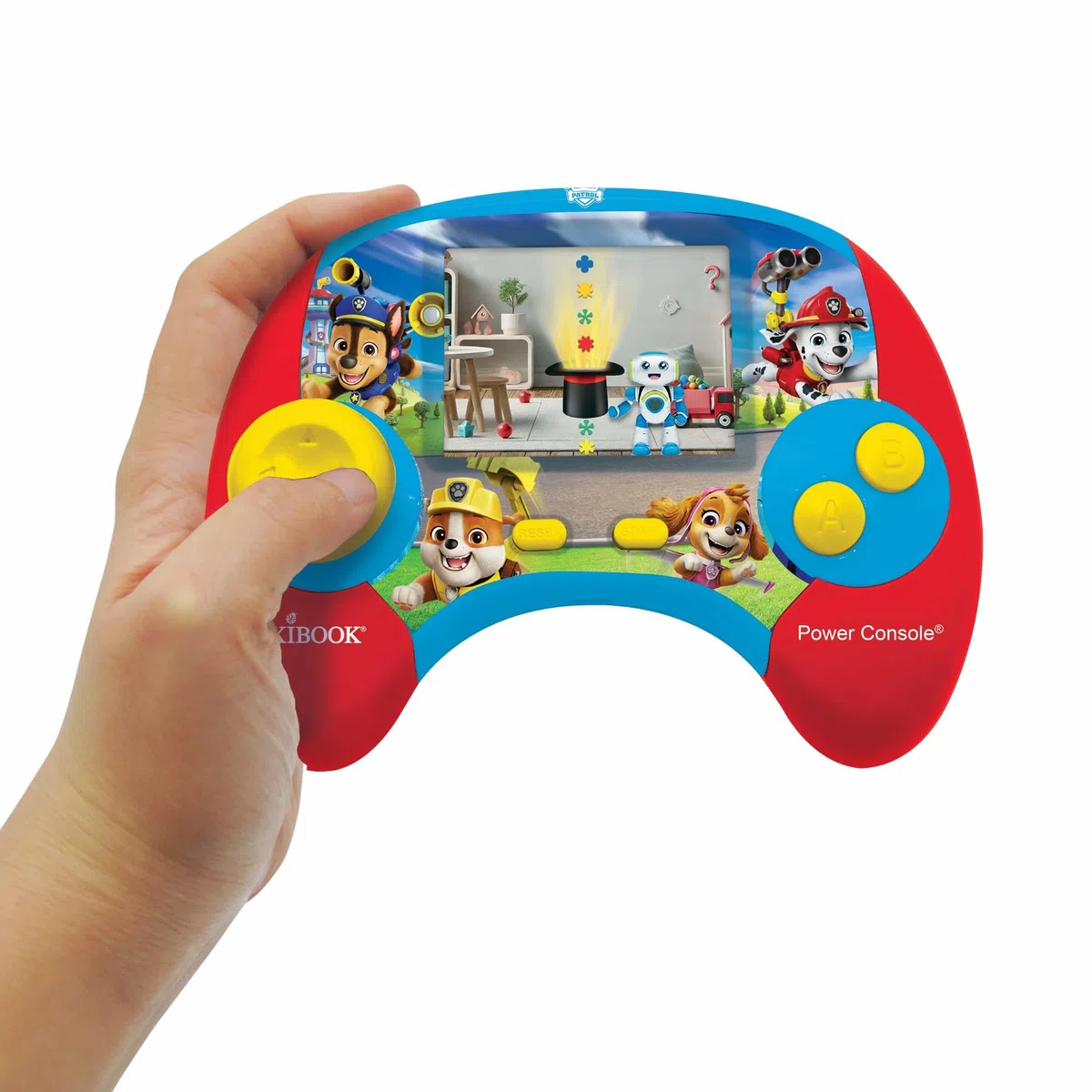 Lexibook, Paw Patrol, Power Console, Console de Jeu éducative bilingue avec 100 activités, Anglais/Italien, JCG100PAi5
