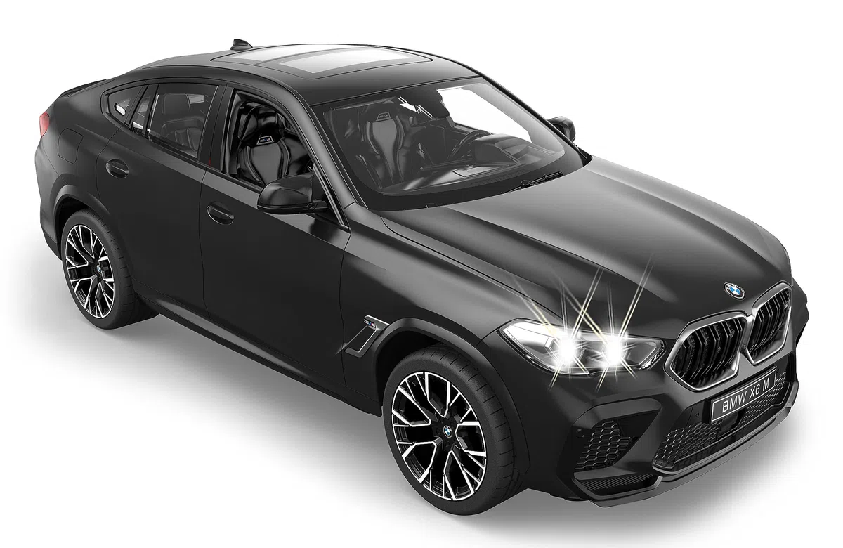 JAMARA BMW X6 M 1:14 2,4 GHz – Pare-Brise Transparent, éclairage LED, Voiture RC