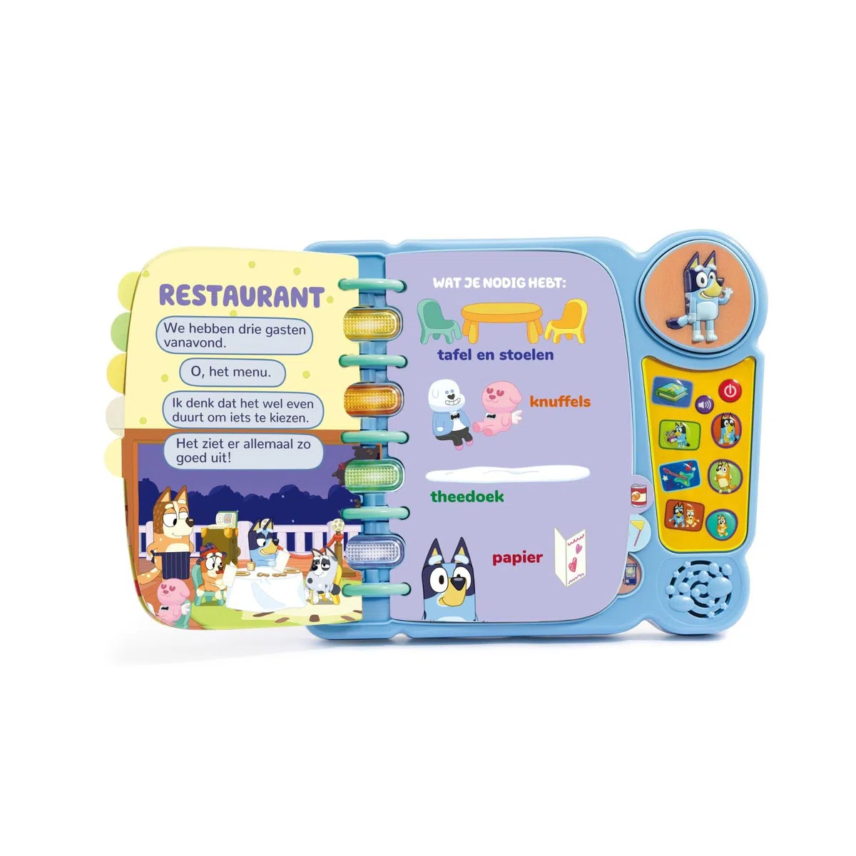 VTech Jouet de livre de jeux interactif Bluey - Jeu éducatif à partir de 3 ans
