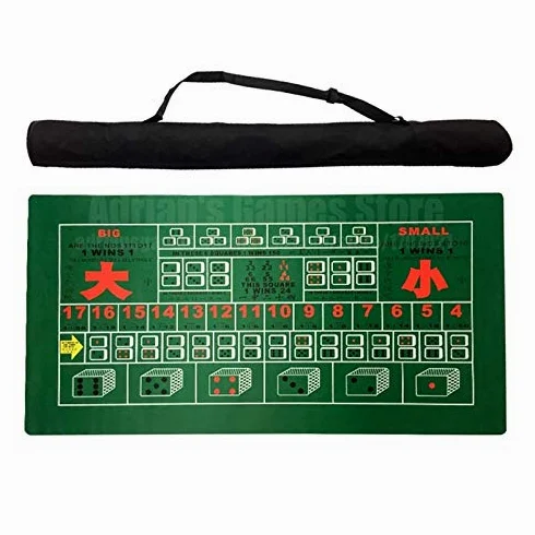 Coussin de Poker Professionnel Anti-Eau et réducti Tapis de Table de Poker Texas Hold'em for Jeux de Craps Tissus Non ondulés/Tapis en Caoutchouc for Tables de Poker