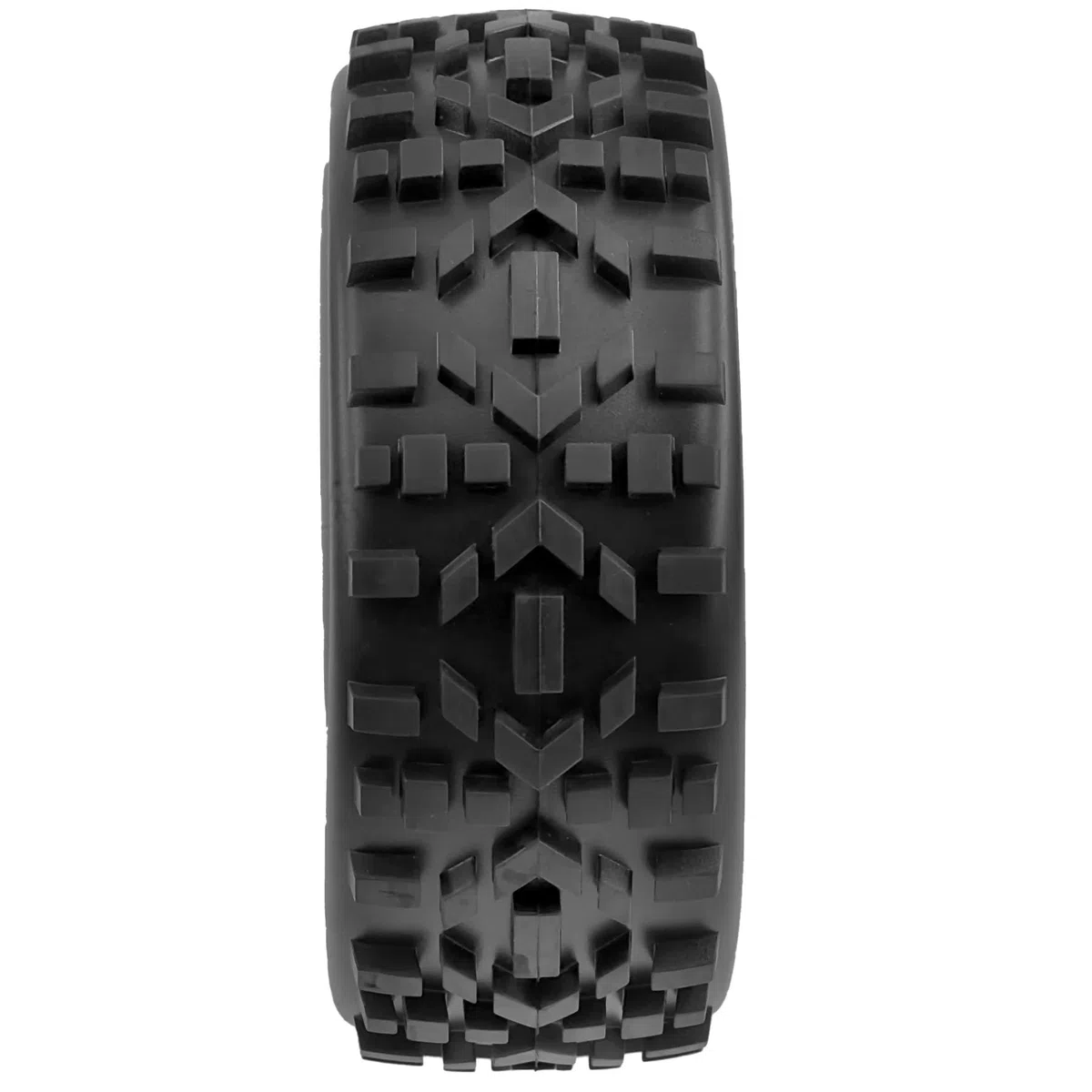 RC Pneus Jante Compatible avec HSP pour HPI pour Kyosho pour Redcat pour Traxxas Voiture RC Tout-Terrain À L'échelle 1:8 pour Buggy : 4 Pneus, Jantes Hexagonales De 17 Mm