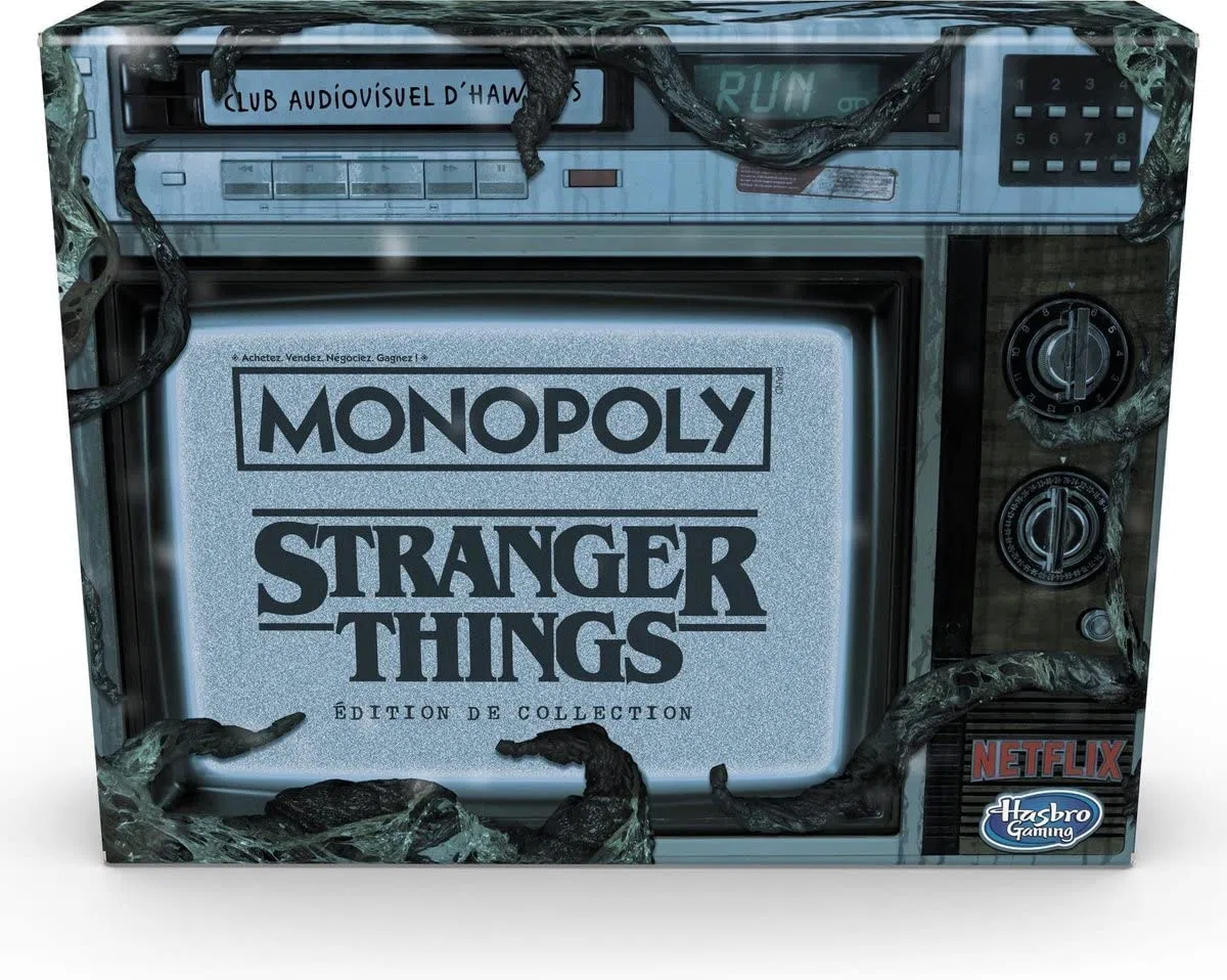 Hasbro Monopoly Game Stranger Things Jeu de Société Édition Collector pour Enfants de 14 Ans et Plus, Version Française