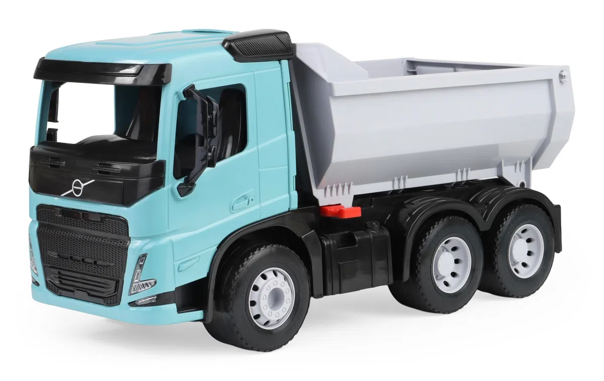 LENA - WORXX Camion-Benne Volvo FMX – Camion Jouet 45 cm avec Benne basculante verrouillable, 3 essieux en Acier, certifié TÜV, dès 3 Ans, intérieur & extérieur, Fabriqué en Europe