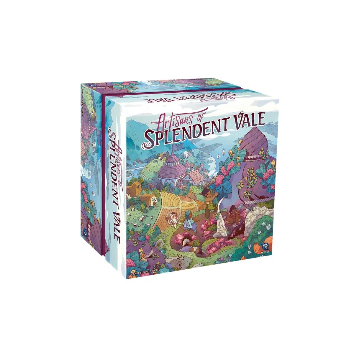 Artisans of Splendent Vale Jeu de société édition anglaise | Jeu d'histoire et de campagne coopératif | Développement de personnages et livre de scène | Aventure fantastique narrative