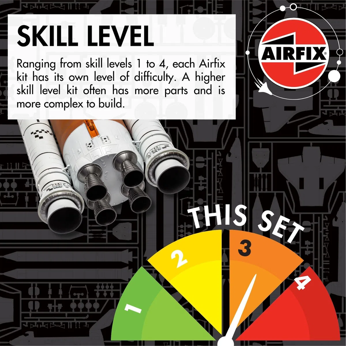 Airfix Coffret Cadeau A50202 SLS Artemis - Maquettes en Plastique, Kits de Construction de vaisseaux spatiaux pour Adultes et Enfants de 8 Ans et Plus