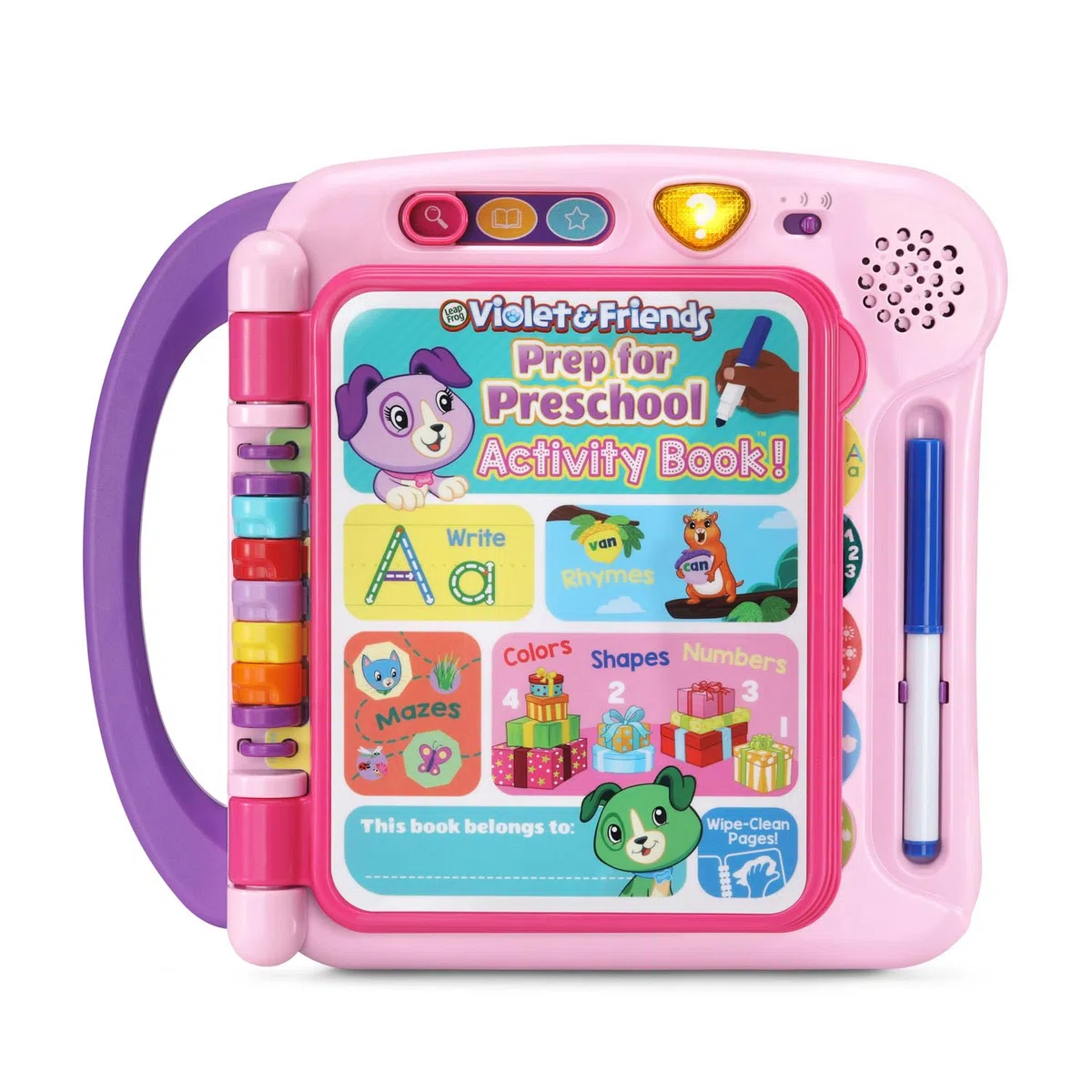 LeapFrog Violet and Friends Livre d'activit s pr scolaires Rose