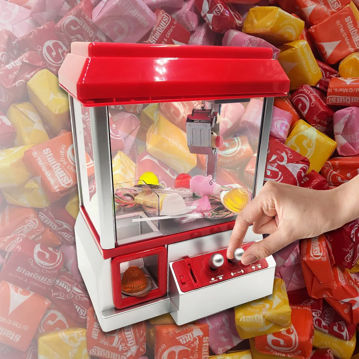Candy Grabber - Le Plaisir sucré pour Petits et Grands - Mad Monkey, Rouge, Gris