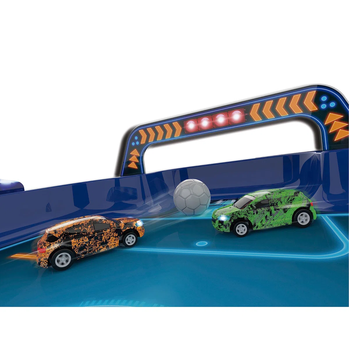 Ninco - GoalCars Supercup | Terrain de Football avec RC Voitures | Voitures télécommandées pour Enfants | Set de Jeu avec Voitures & Ballon | Jeu de Voitures pour Enfants à partir de 6 Ans (NH93181)