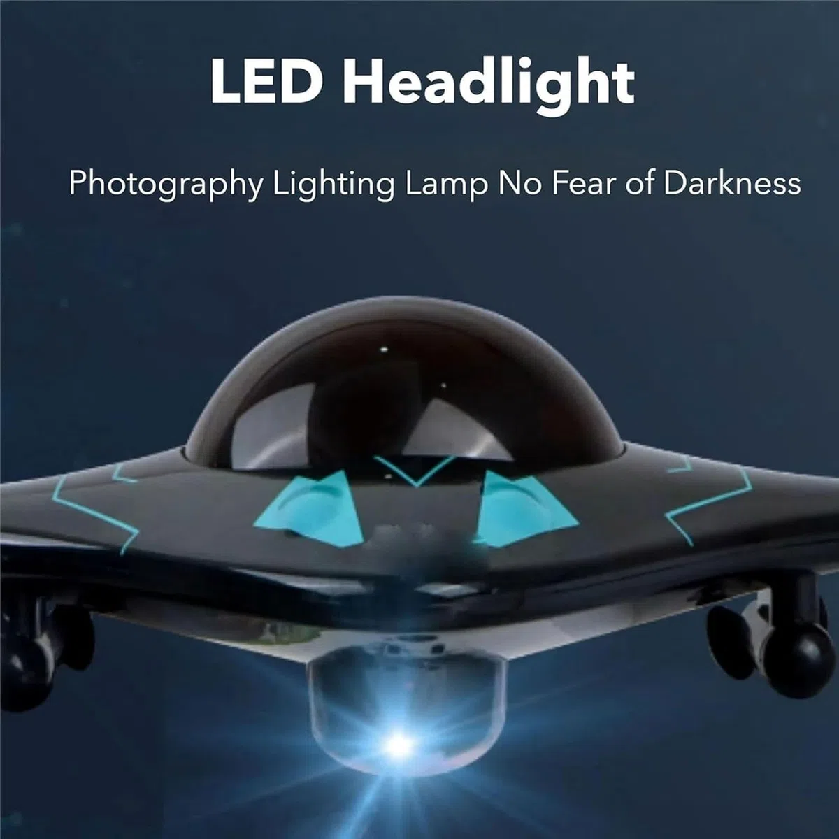 Drone de surface piloté par application pour explorer les plans d'eau, Drone sous-marin radiocommandé avec caméra hd et lumières led, Mini sous-marin rc 6 canaux 2.4g sans fil pour étangs et lacs