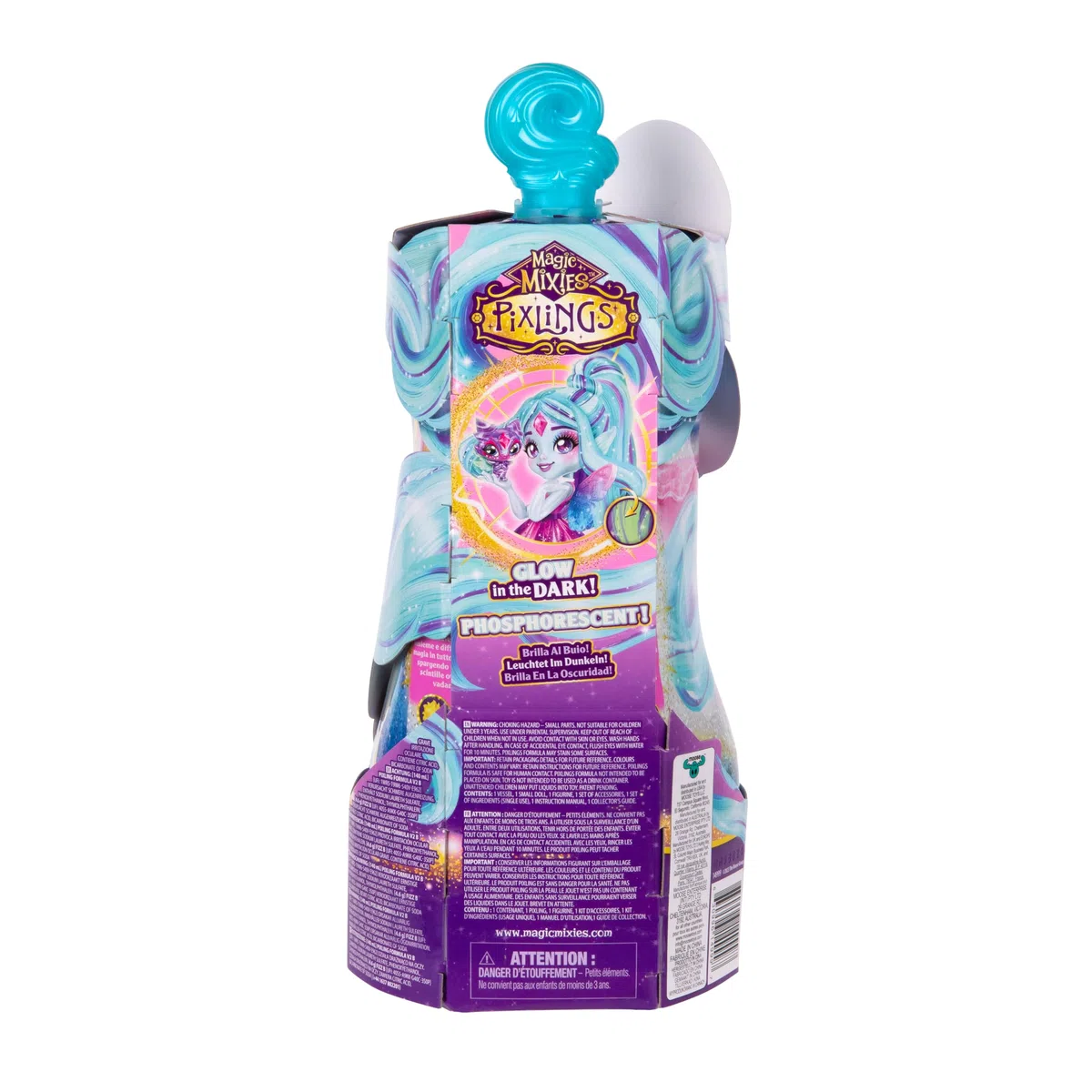 Magic Mixies - Pixlings Deluxe Pack Flyt The Dragonfly Pixling Now with Shimmer Reveal ! Créez et mélangez Une Potion Magique Qui révèle comme par Magie Une Belle poupée Pixling de 16,5 cm