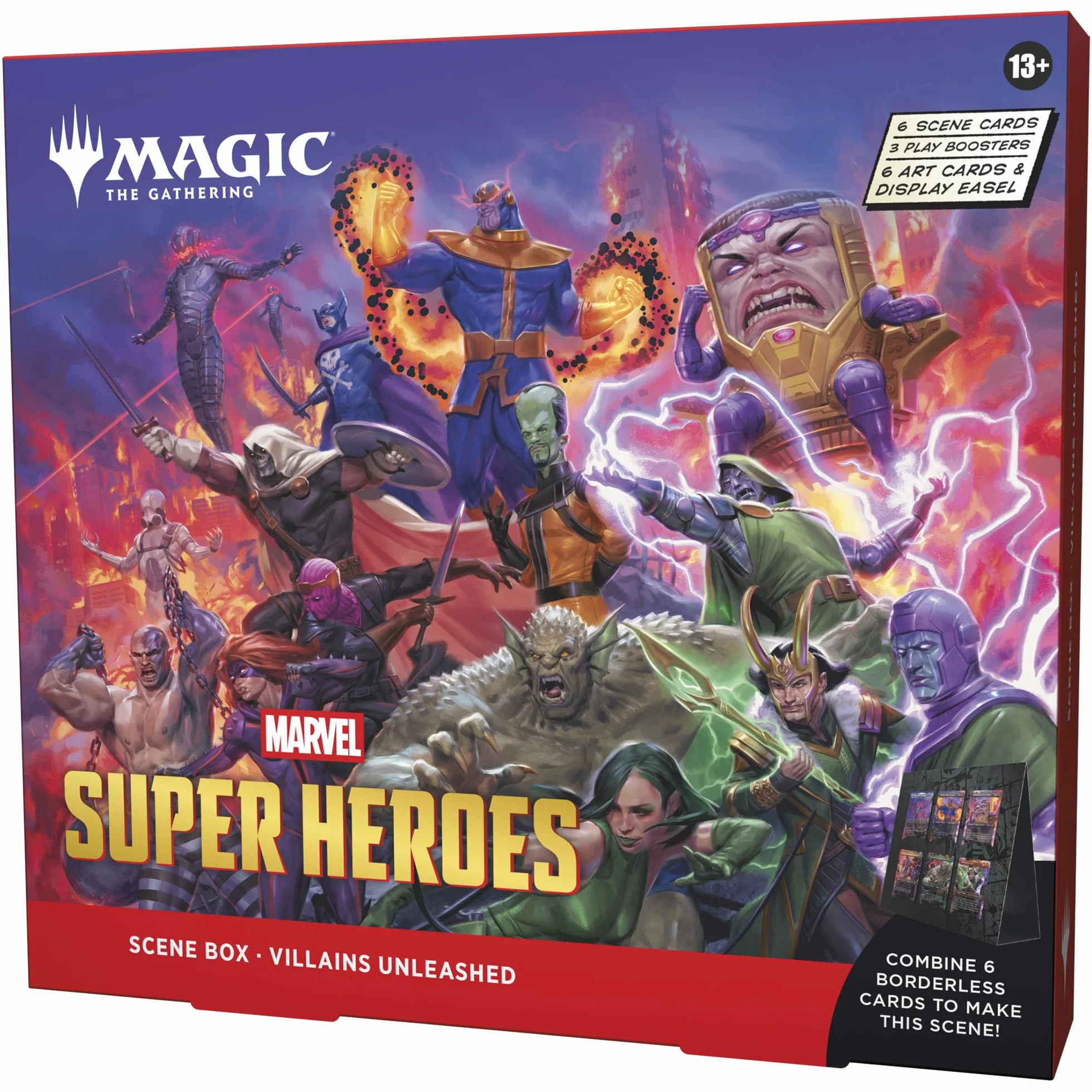 Boîte scénique Magic: The Gathering | Marvel Super Heroes - Villains Unleashed (Version Anglaise)
