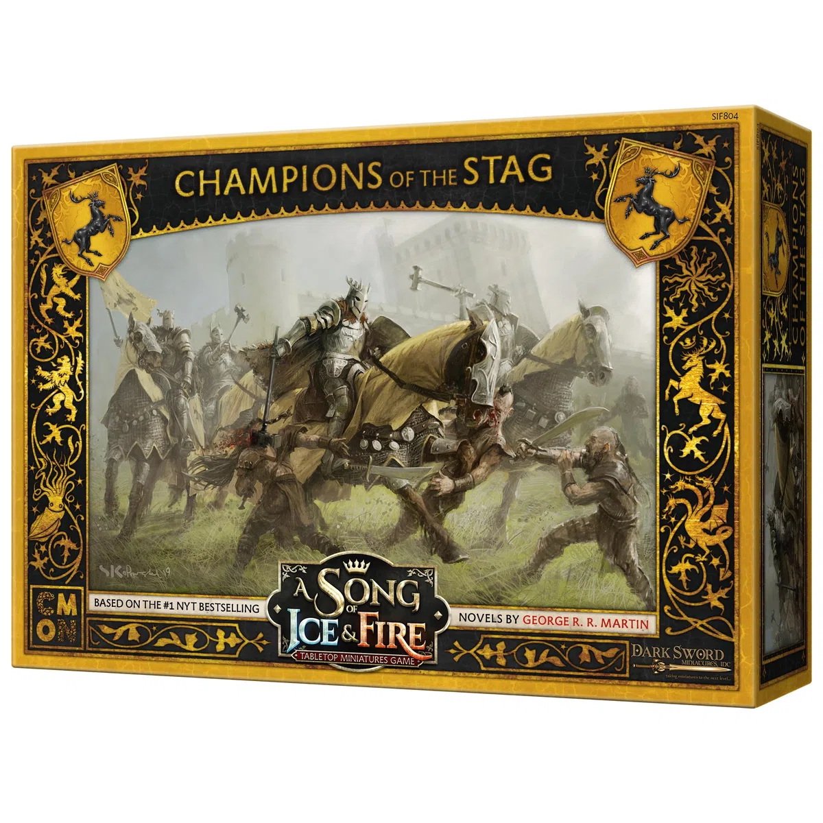 CMON | A Song of Ice & Fire – Le Champion du cerf | Extension | Tablette | 2 Joueurs | À partir de 14 Ans | 45+ Minutes | Allemand | Multilingue