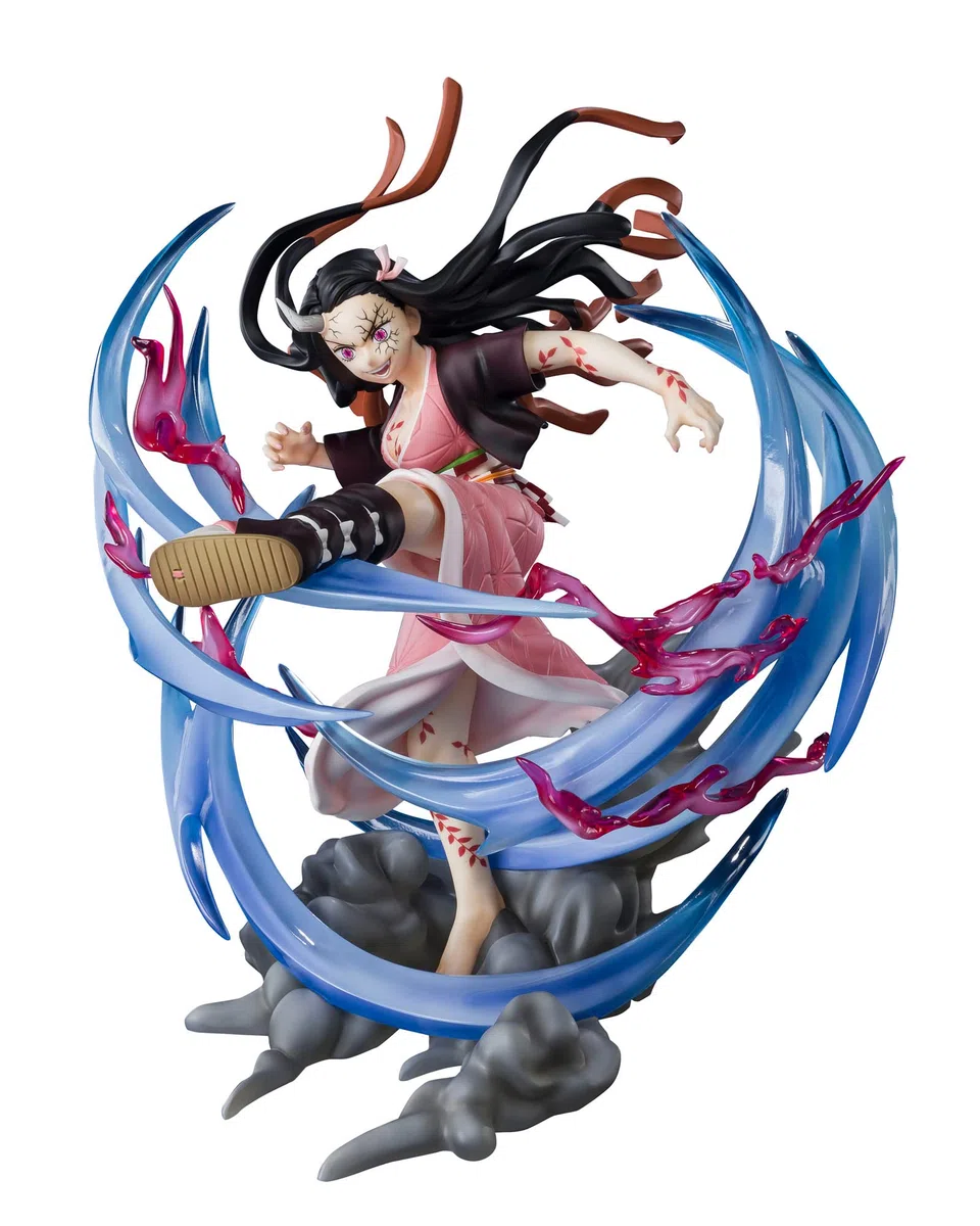 BANDAI Spirits Tamashi Nations - Demon Slayer : Kimetsu no Yaiba - Nezuko Kamado - Demon Form Advancing Ver FiguartsZERO Statue de Collection
