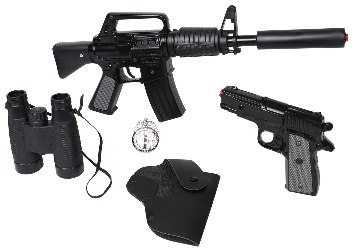 GONHER - 4466 - Jeu De Tir - Set Police - Fusil + Pistolet - Special Force