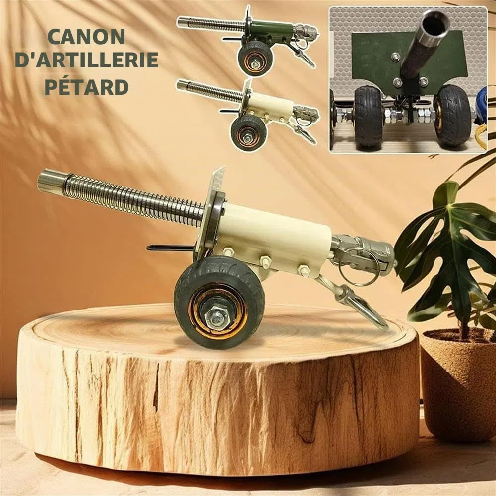 Canon d'artillerie de pétard, modèle de Lanceur de pétard en Acier Inoxydable 304, modèle de Lanceur de pétard pour l'artisanat, la Collection de modèles Militaires, Ornements de Bureau