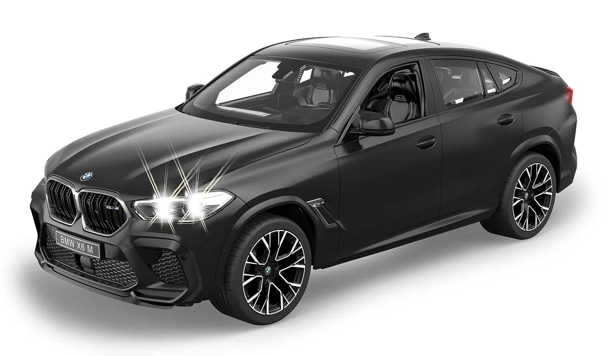 JAMARA BMW X6 M 1:14 2,4 GHz – Pare-Brise Transparent, éclairage LED, Voiture RC