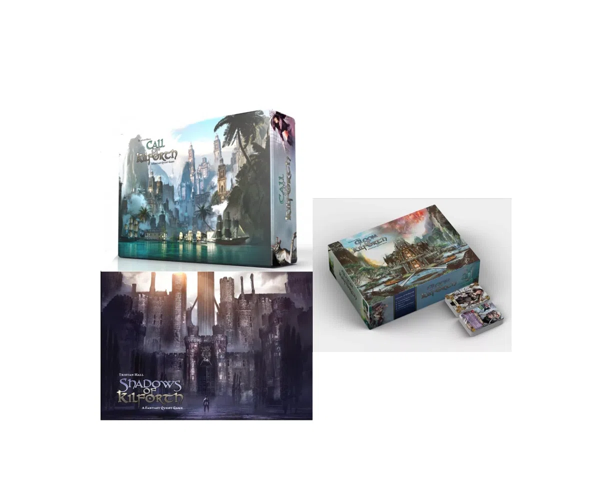 Call of Kilforth + Glow of Kilforth + Shadow of Kilforth – Fantasy Adventure Jeu de société – Solo & Koop