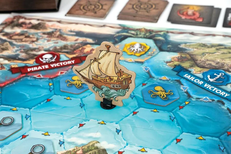 Outset Media Feed The Kraken - Jeu de déduction préféré des Marins - pour 5 à 11 Joueurs âgés de 12 Ans et Plus