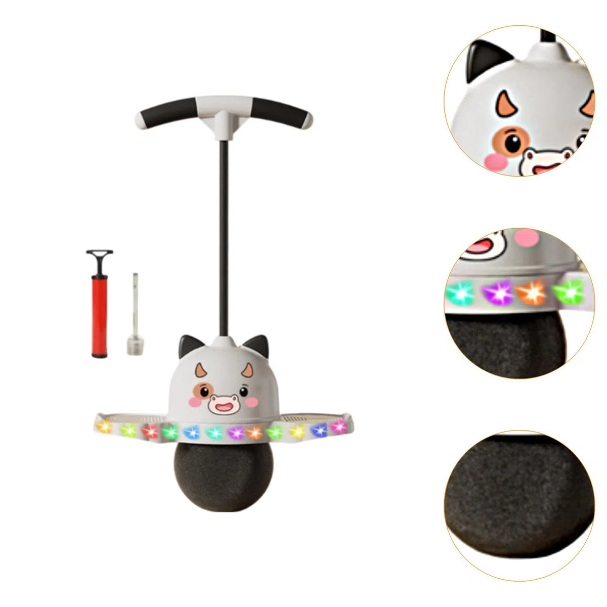 Bâton Sauteur pour Bétail avec Poignée, Idéal pour Le Saut Sauteur, Prise en Main Ferme, pour Adultes, Exercice Physique, Support pour Aire de Jeux.