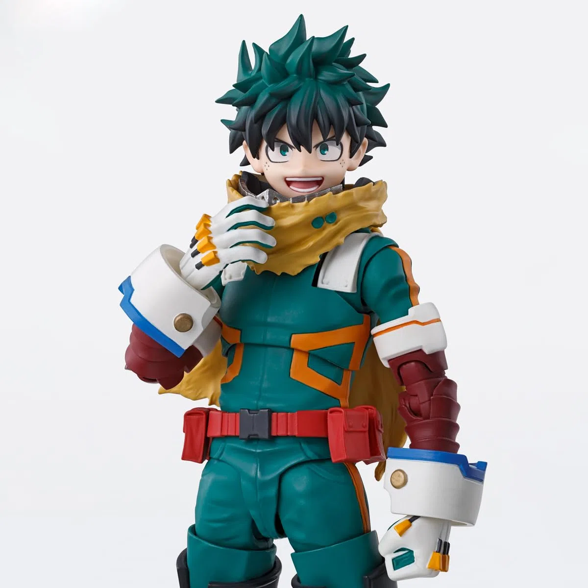 Zhongkaihua Midoriya Izuku Figurine d'action avec plaques de visage interchangeables, figurine MHA Izuku 15 cm en PVC, statue mobile articulée et collectionnable en PVC