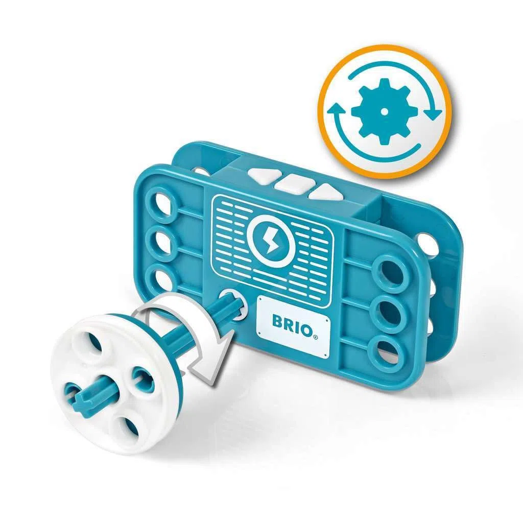 BRIO Builder - 34591 - Coffret Builder et Moteur - 120 pièces - Jeu de construction STEM -Créations libres ou guidées - Pour garcons et filles à partir de 3 ans
